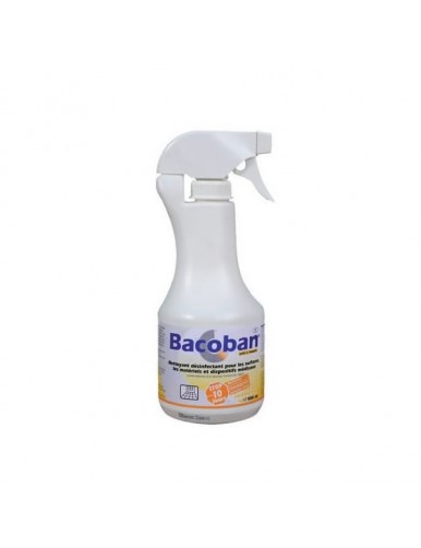 Spray nettoyant désinfectant pour surface - BACOBAN - Flacon de 0.5L