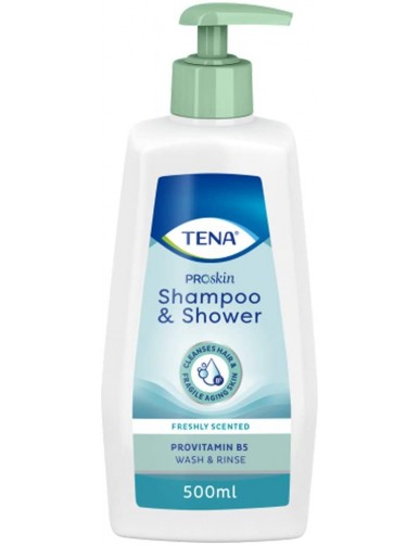 Shampoo & Shower - TENA - flacon de 500 ml