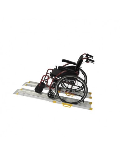 Paire de rampes télescopiques pour fauteuil roulant
