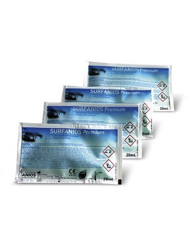 Gel nettoyant désinfectant - Surfanios premium - 500 doses de 20 ml