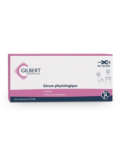 Sérum physiologique stérile 5 ML GILBERT - PAR 100