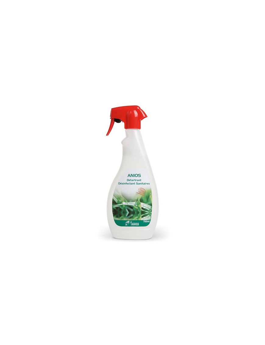 Spray détartrant désinfectant sanitaires ANIOS - FLACON 750 ML
